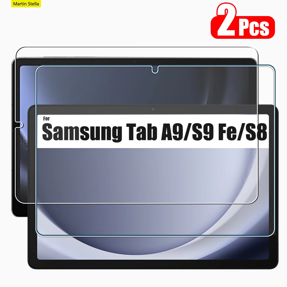 2pack Screen Protector Tempered Glass For Samsung Galaxy Tab S9 Fe 10.9 12.4 Ultra A9 Plus 9H Protective Film