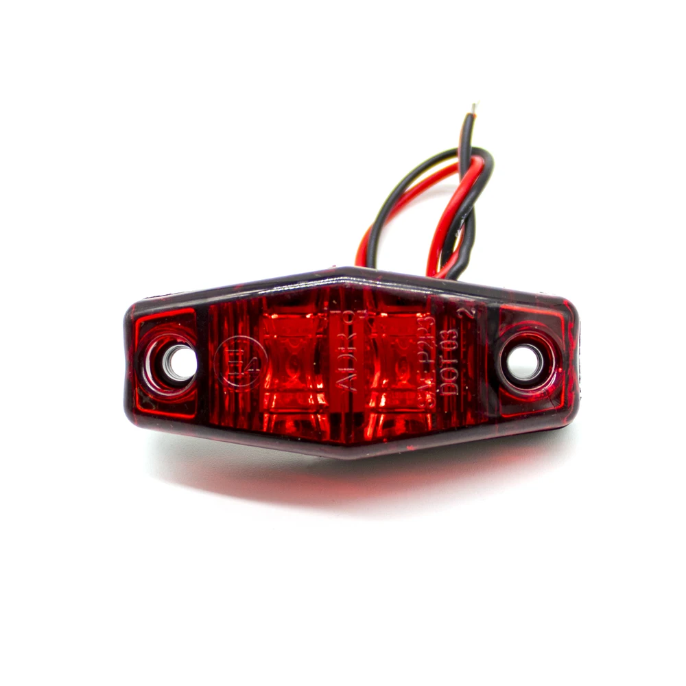 6 pz 12V 24V LED indicatore laterale esterno avvertimento fanale posteriore luce di svolta indicatore di direzione indicatori di freno rimorchio