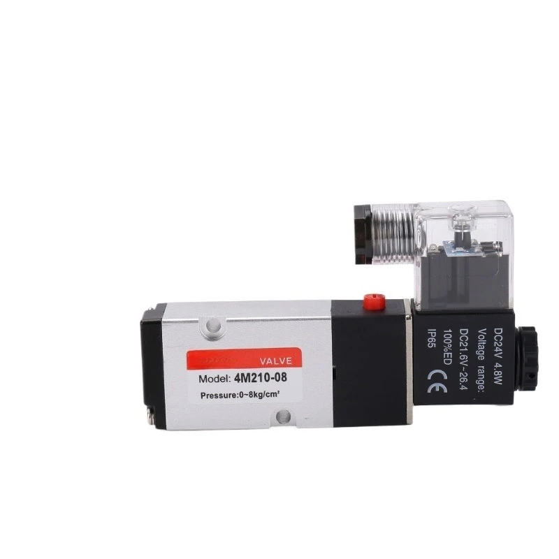 Solenoid Pneumatic Directional Valve Plate Type 4M210-08 4M310-10 4M410-15 Direct Sales Solenoid Valves From The