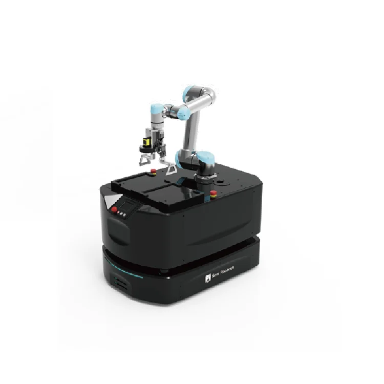 Unmanned Chassis AGV ABM-150 With 150KG Payload With UR 5e Collaborative Robot For AGV Robot