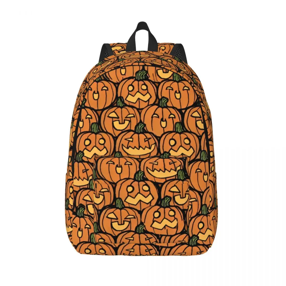 

Halloween Pumpkins Ghosts Backpack Middle High College School Student Trick or Treat Cute Bookbag Men Women Daypack Travel