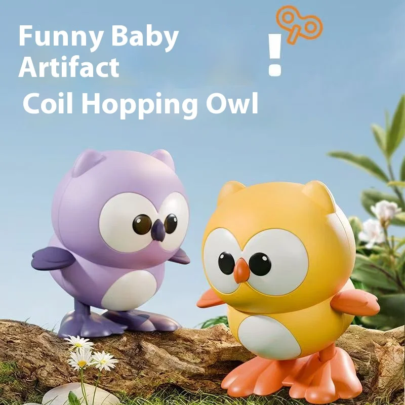 

Clockwork Owl; Moving and Running Little Toy; Fun Winding Baby Toy for Infant and Toddler