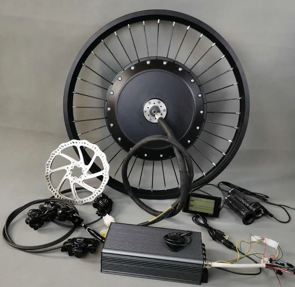 

Electric Bicycle Kit Mtb 3000w Electric Bicycle Wheel Kit Bicycle Electric Conversion Kit With Lithium Battery