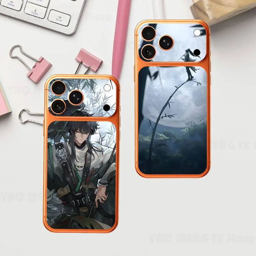 

Wu Wa Qiu Yuan Game For IPhone 17 Pro ProMax Full Back Cover Decal Wrap Skin Rear Protective Sticker Film