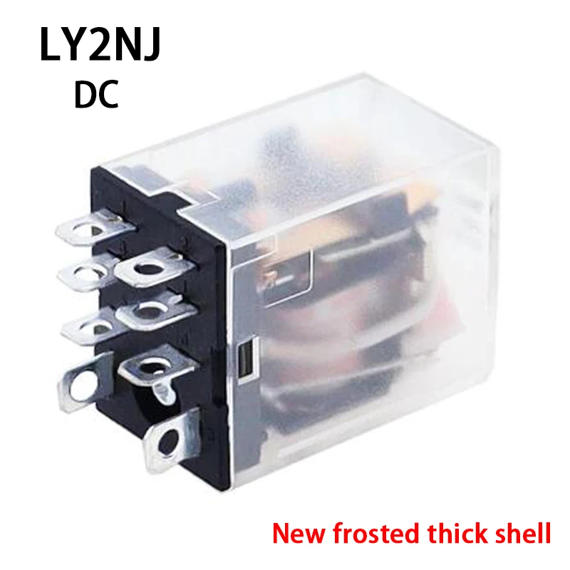 1Pc LY2NJ HH62P elektroniczny mikro Mini przekaźnik elektromagnetyczny 10A 8PIN cewki DPDT DC 12V 24V 36V 48V 110V 220V