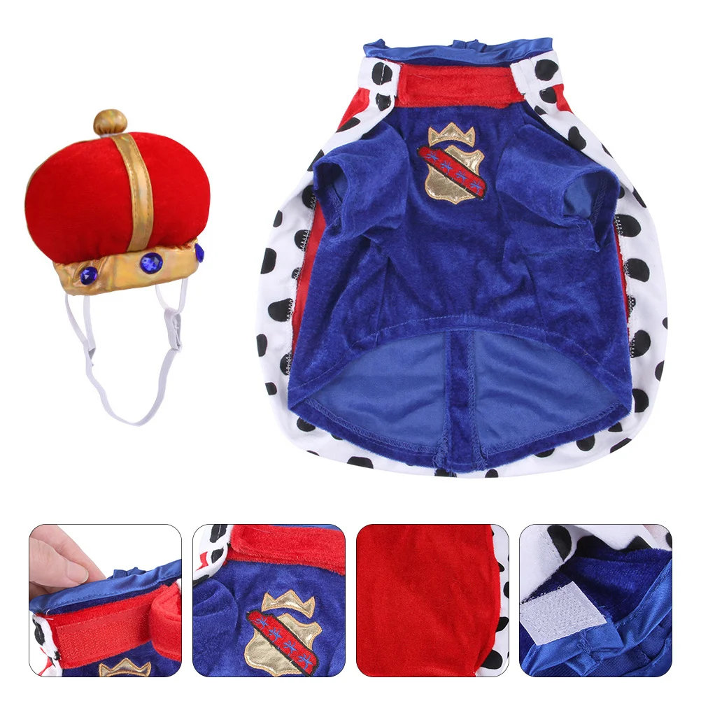 

Crown Hat Pet Garment Sweet and Fashionable Highlight Your Pet's Appearance for Special Occasions Dogs Mantle Lovely Pet Cloak