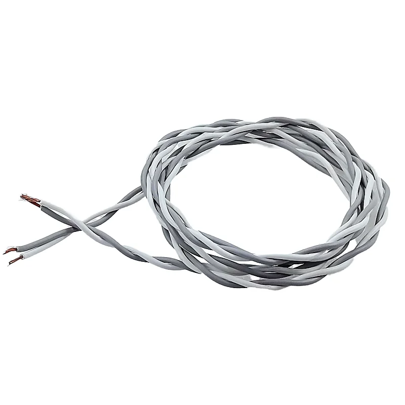 

MW Audiou Professional Speaker Cable, Grey and White two-colour Cable, Specifications: Wire Diameter: ∅0.3cm ∅0.118in, Length: