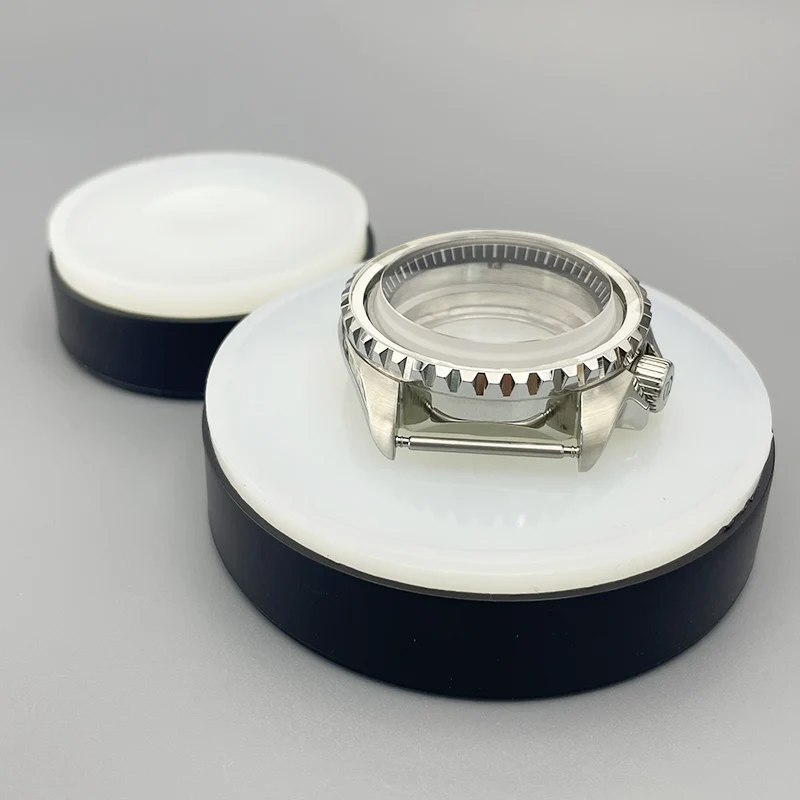 Dia 55mm/75mm Plastic Casing Cushion for Watch Movement Repair Maintenance Silicon Rubber Gel Watch Protective Pad Base