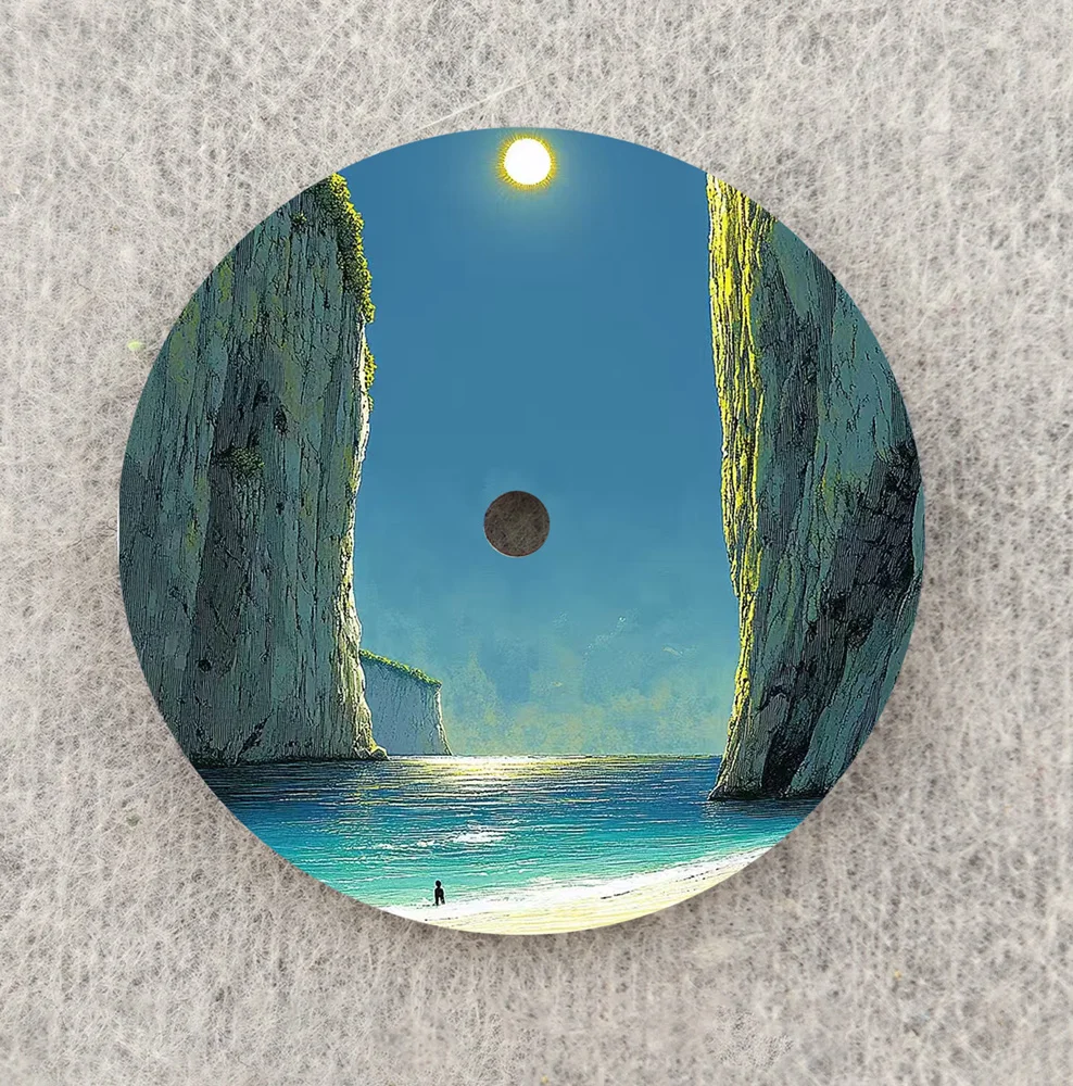 Quadrante NH35 Quadrante paesaggio naturale Quadrante da 28,5 mm Quadrante NH36 Quadrante colorato adatto NH35/NH36 Movimento Orologio Parti di ricambio Quadrante personalizzato