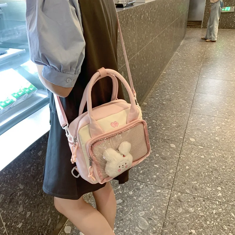 Richme Kawaii Backpacks Women New Design Patchwork Nylon Crossbody Shoulder Ita Bags Casual Subculture Harajuku Mochilas Mujer