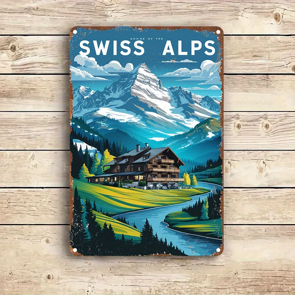 1Pc Swiss Alps Vint… - image