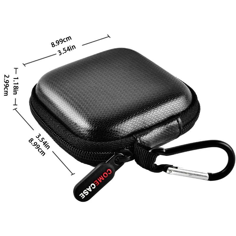 Chip Card Reader Scanner Case, Hard Carrying Bag Holder Fits Square A-SKU-0485 Contactless and Chip Reader with USB Charge Cable