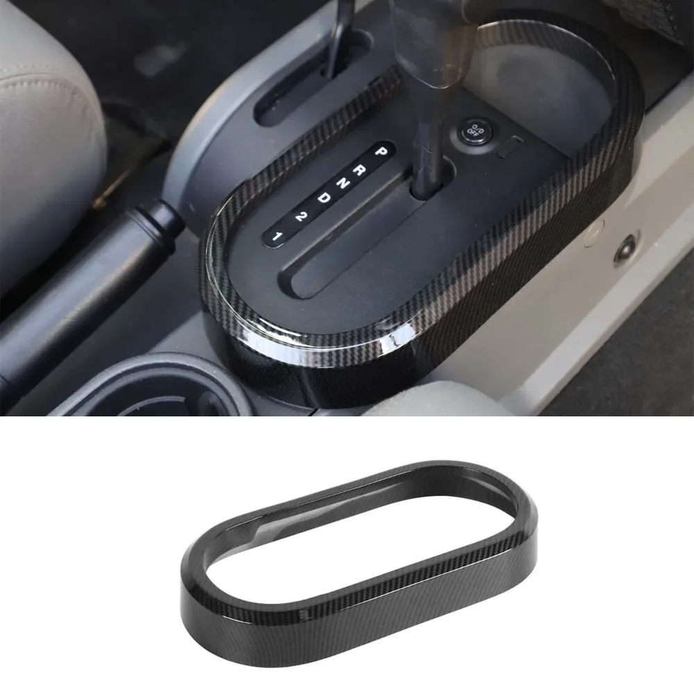 

For Jeep Wrangler JK 2007-2010 Car Gear Shift Panel Frame Trim Styling Auto Moldings Interior Auto Accessories