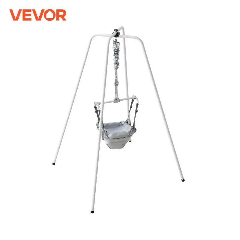 VEVOR Baby Jumper with Stand Height-Adjustable Baby Jumpers and Bouncers 35LBS Loading Toddler Infant Jumper for 3+ Months Baby