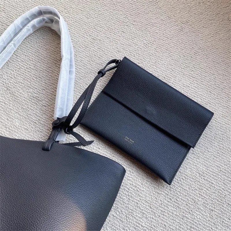 Fashion Simple Handbag Large Capacity Soft Breathable Large Capacity Leather Shoulder Bag Mother Bag Tote Bag
