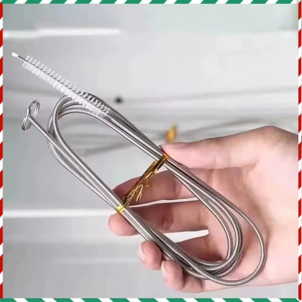 

Refrigerato Bathroom Pipe Dredging Brush Flexible Drain Cleaner Sink Clog Remover Tool Sewer Cleaning Brush