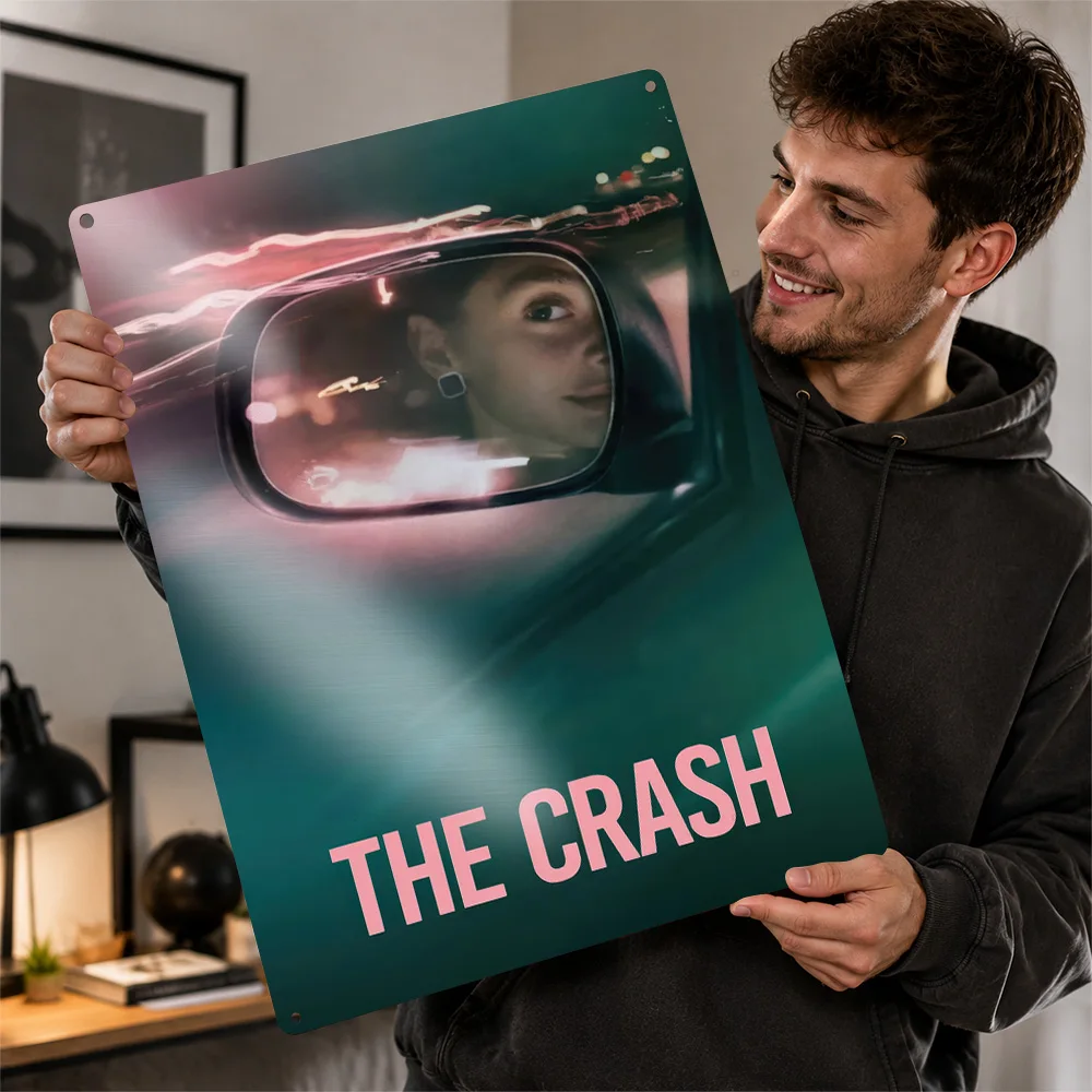 The Crash Movie Poster Cinema Wall Art Customized Retro Metal Tin Sign for Home Theater Man Cave Film Fan Gift Room Decoration