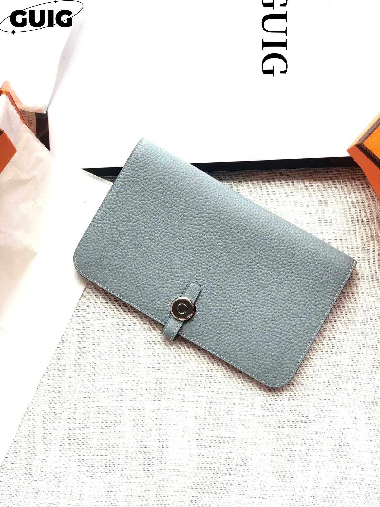 GUIG New Women's Wallet Luxury Original Genuine Leather Bag Custom Purse Ladies' wallets Women Money Bags Holder Pocket Walet