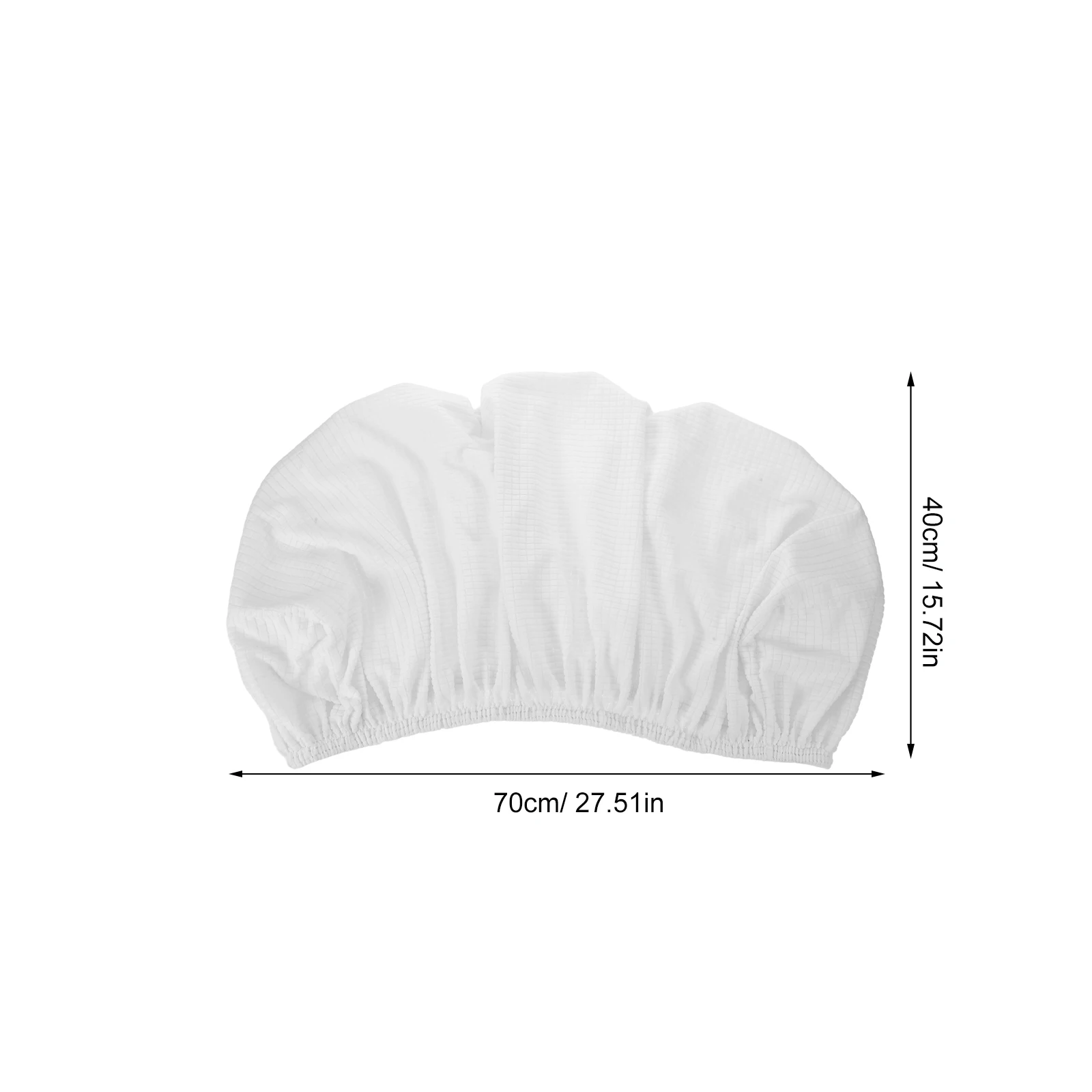 Protecteur de siège de banc rectangulaire, Jacquard extensible, amovible, lavable, imperméable, Anti-poussière, élastique, blanc