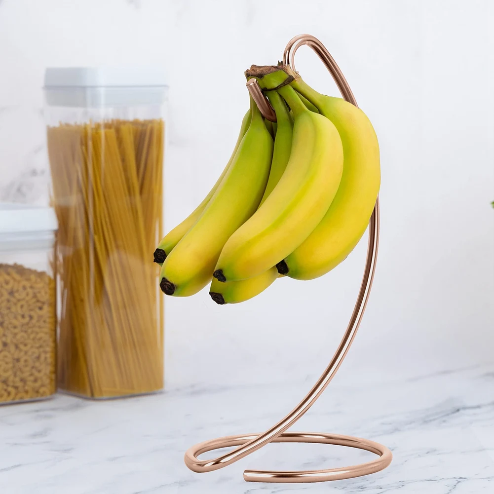 Banana Holder Modern Banana Hanger Tree Stand Hook for Kitchen Countertop Banana Stand,A