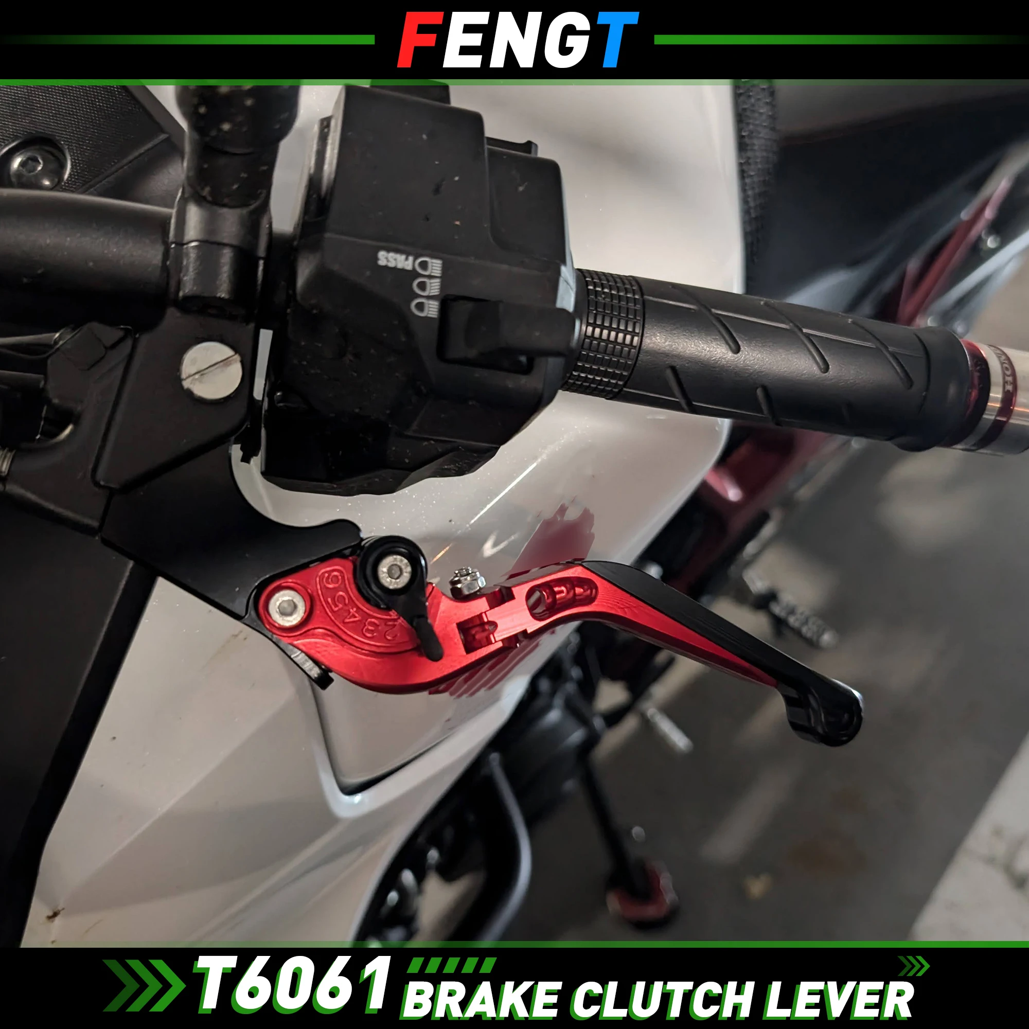 لياماها YZF R15M / R15 V4 2022-2025 R15 M دراجة نارية الفرامل رافعة مخلب رافعة مجموعة قابل للتعديل للطي مقبض عتلات الحرس #5