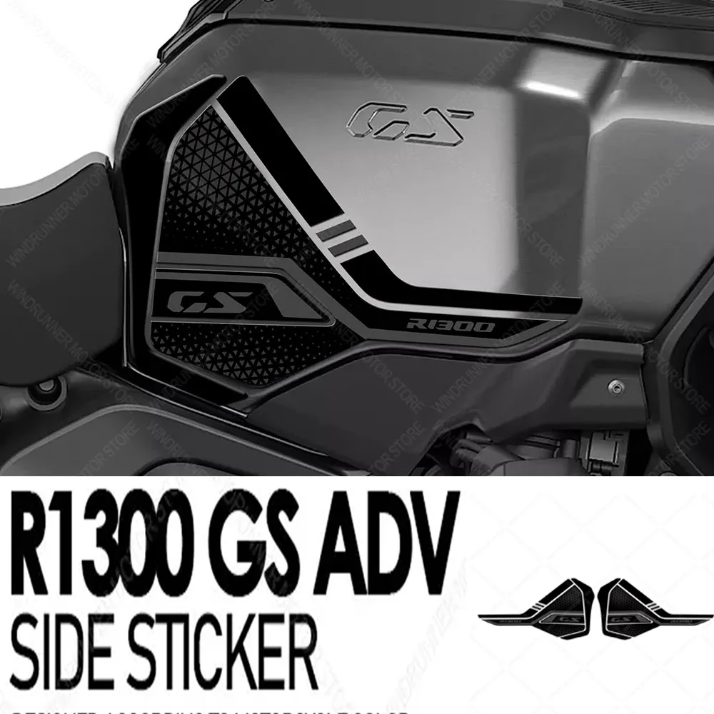 

Motorcycle Accessories Waterproof Protective Side Stickers 3D Epoxy Resin Protective Sticker For R 1300 GS ADV r1300gs adv