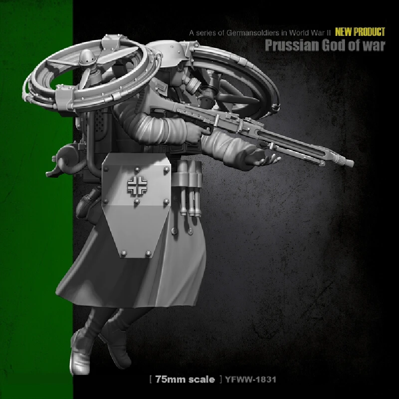 

1/24 Rotary Wing Flying Machine Gunresin Model Figure Gk Micro Miniature 3d Printed White Model Toy Unassembled And Unpainted