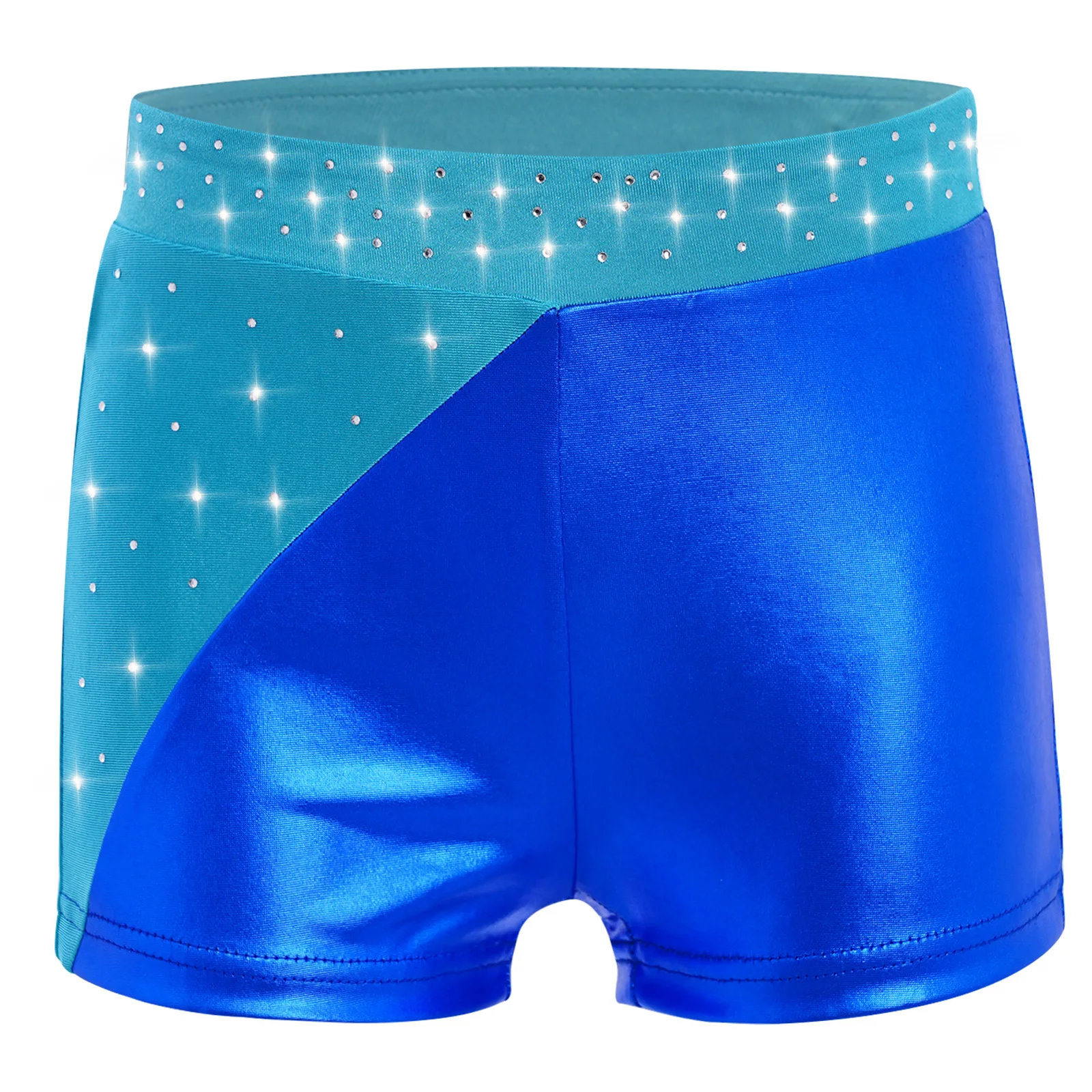 طفل فتاة بسط الباليه الرقص السراويل لامعة الراين المعدنية السراويل للجمباز الشكل التزلج الرقص ممارسة الأداء #2