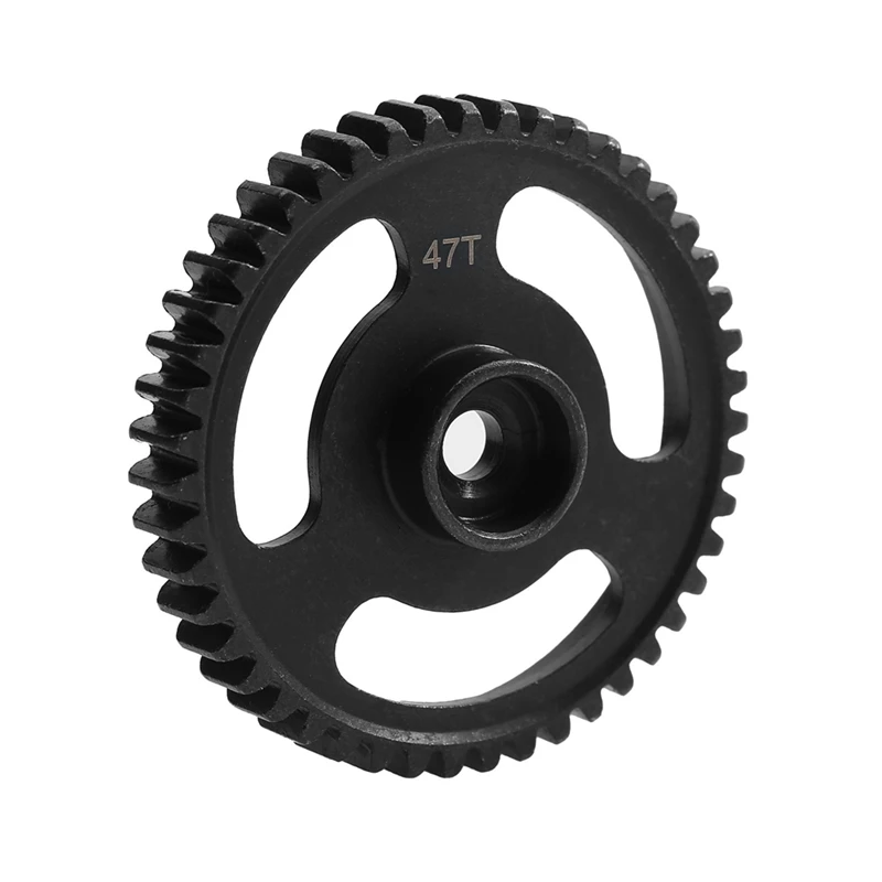 1 Piece Hardened Steel 47T Spur Gear Main Gear 76937 76939 77127 Black Steel For HPI Savage X 4.6 5.9 1/8 RC Car Upgrade Parts