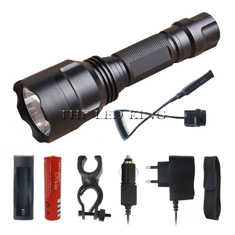 LED Rechargeable Flashlight Pocketman XML T6 L2 linterna torch 4000 lumens 18650 Battery Outdoor Camping Powerful Led Flashlight