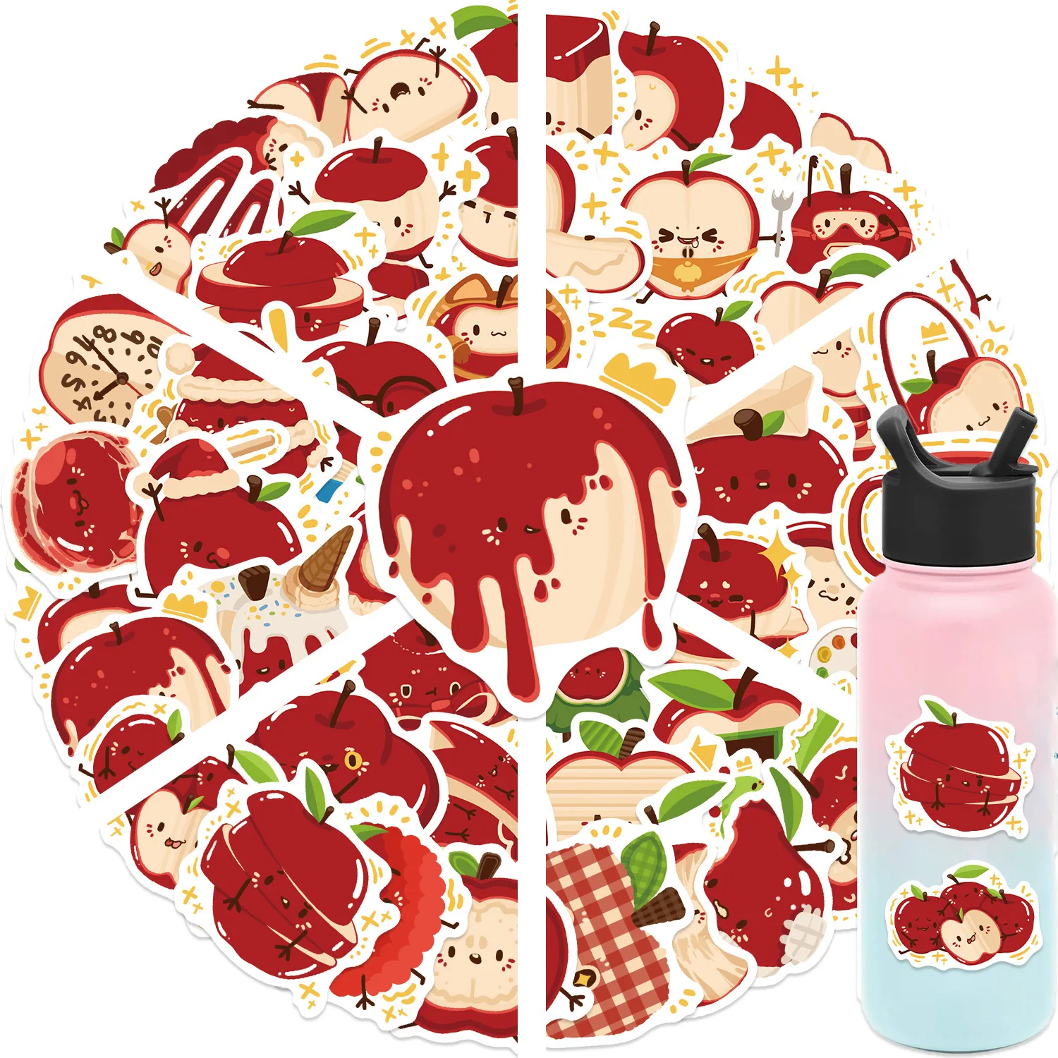 

10/30/50 шт. Apple Paradise граффити наклейки для чемодана ноутбука чемодан телефон стайлинг автомобиля DIY Pegatinas