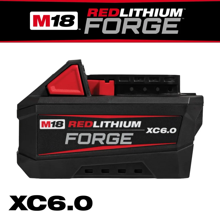 

Аккумулятор Milwaukee Forge M18 FB6 18В 6Ач с быстрой зарядкой, совместимый с 300+ инструментами M18 (48-11-1811, 48-11-1860, 48-11-1850)