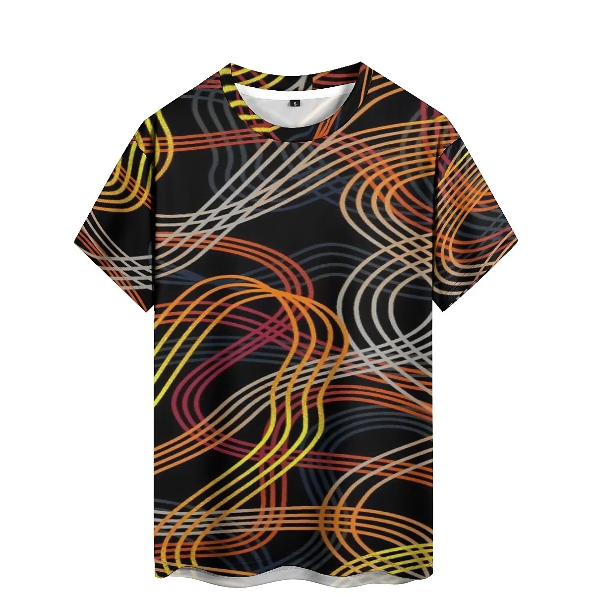 2027 New Comfortable Men's 3D Printed Short-Sleeve T-Shirt - 3D Shirt Style, Full-Body Print Top