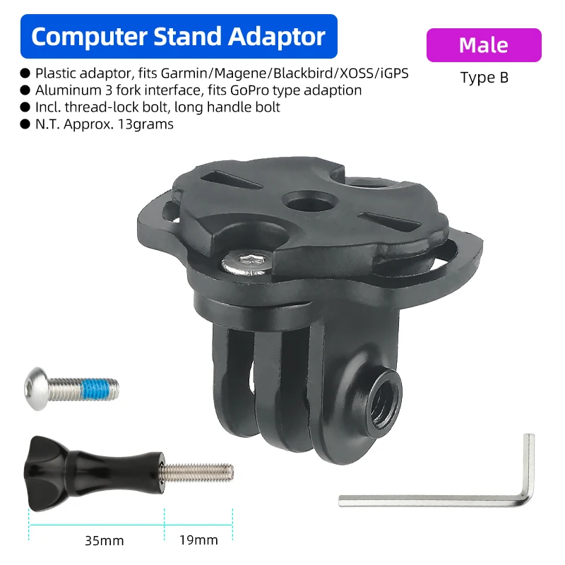 Deemount Fahrradcomputer Combo Halterung Schnelle Reparatur Zubehör für Garmin Gopro Kamera Scheinwerfer Adapter Befestigungs Basis