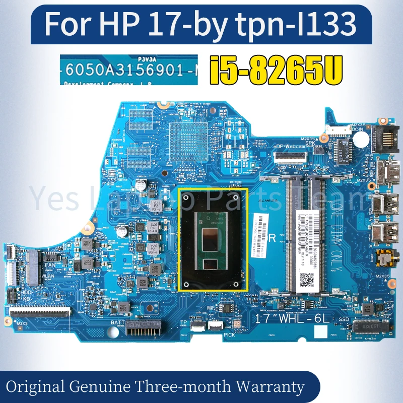 

6050A3156901 For HP 17-by tpn-I133 Laptop Mainboard L32627-601 SRFFX i5-8265U Notebook Motherboard 100％ Tested