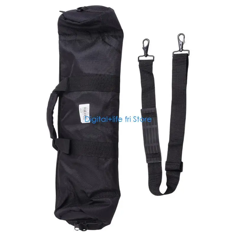 E06D Spacious Camera Accessories Organizers Case Reinforced Bottom Thickened Padding Carry Handle Tripod Bag Fit for Monopods