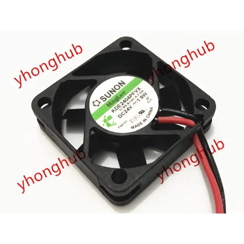 

Вентилятор охлаждения сервера SUNON KDE2404PFVX 11.MS.B1161.A.X.GN, 24В, 1.9Вт, 40x40x10мм, постоянное напряжение 1700 об/мин, уровень шума 2.3дБА