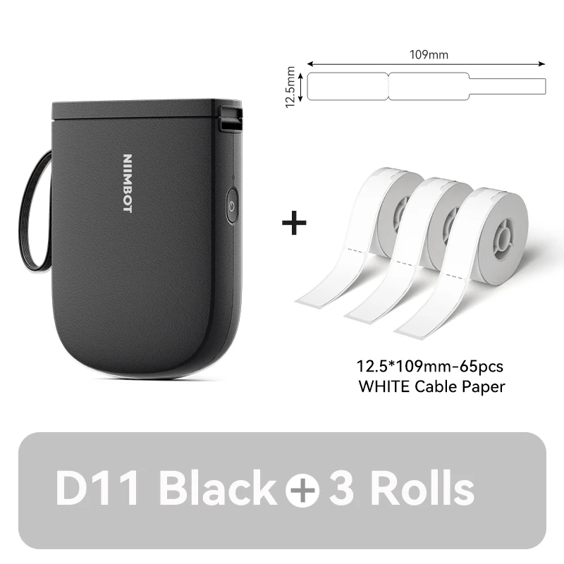 NIIMBOT D11 Nieuwe Versie Labelprinter Mini Draagbare 300 DPI Bluetooth Draadloze Label Maker Naamplaatje Keuken Sticker PrintingMaker - afbeelding 1