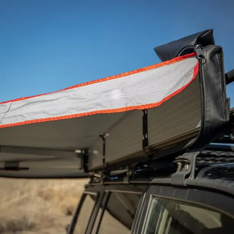 Retractable Fast Open 270 Degree Free Standing Awning for Outdoors Camp Accessories 4WD 4X4 Car Side Foxing Awning Waterproof view 5