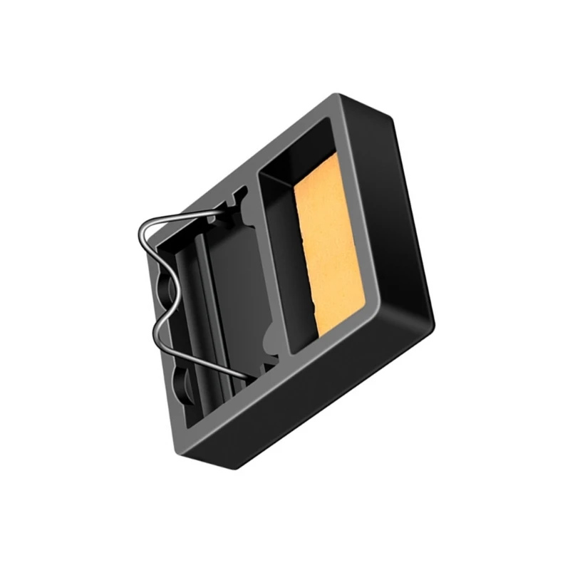 แบบพกพาโลหะผู้ถือเหล็กบัดกรีขาตั้งผู้ถือทำความสะอาดฟองน้ำ SOLDER TIP Slots SOLDER TIP เครื่องมือทำความสะอาด