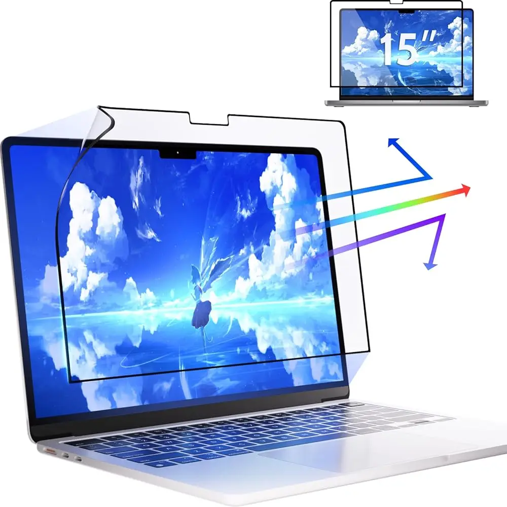 

Free ShippingMacBook Air 15 Inch Screen Protector NEW Upgrade Anti Blue Light Screen film Compatible with MacBook Air 15.3 inch