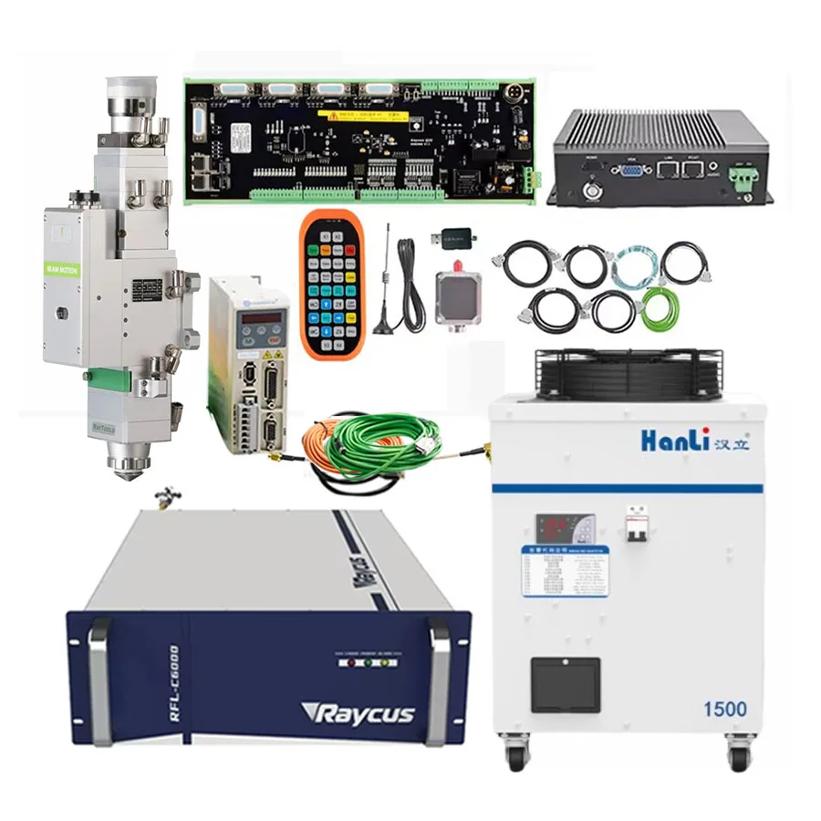Raytools XC3000S laser cutting system laser cutting version RFL-1500/RFL-2000/RFL-3000/RFL-6000 laser cutting head BM110 chiller