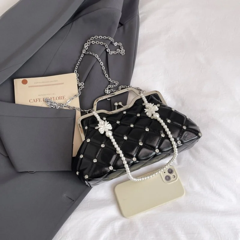 

Элегантная кожаная женская сумка через плечо, элитная роскошная брендовая модная классическая парижская дизайнерская повседневная винтажная сумка ​