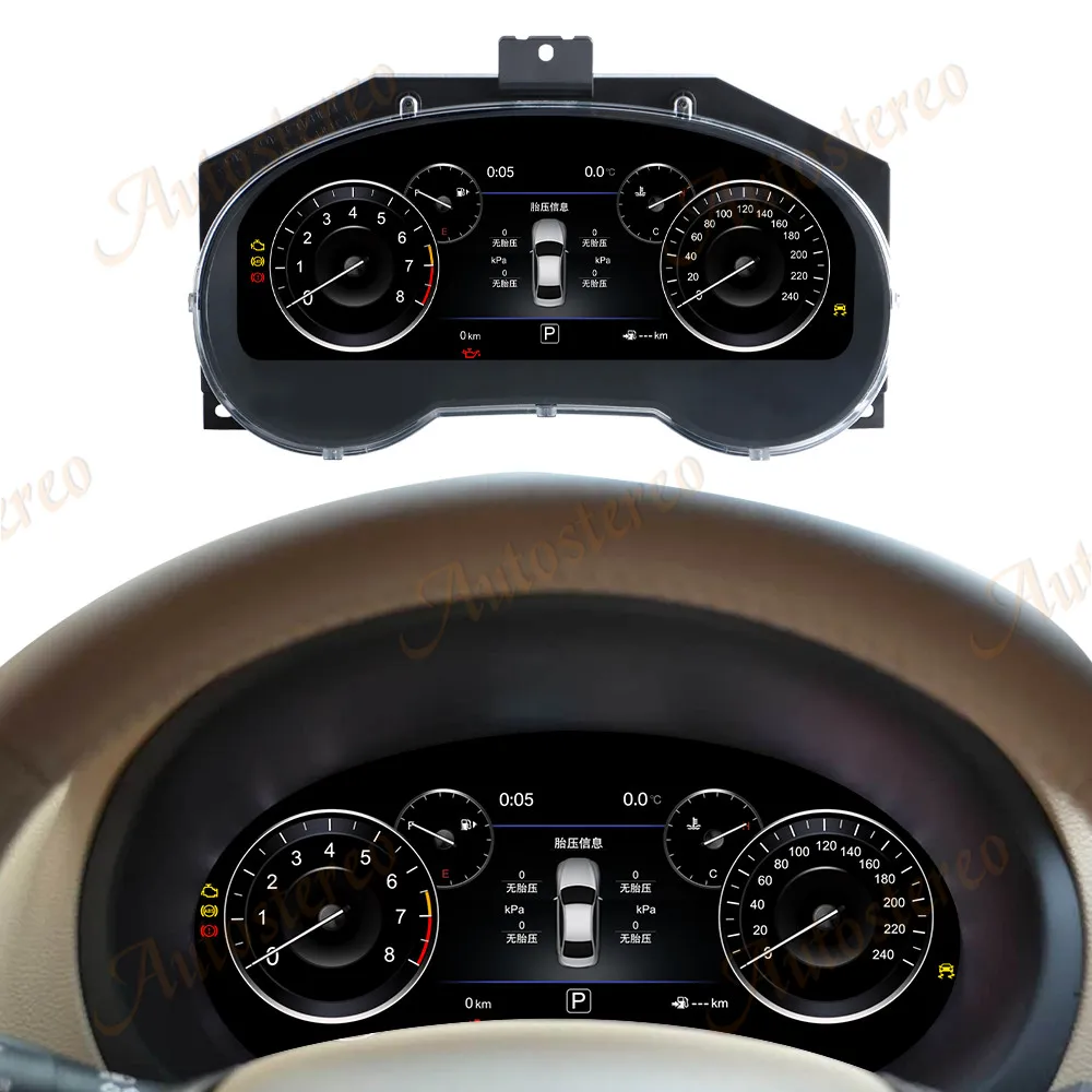 ZWNAV Upgrade For Nissan Pathfinder 2012-2020 Digital Cluster LCD Dashboard Auto Speedometer Car Linux System Accessories