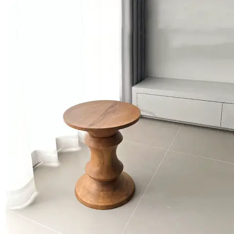 Nordic Furniture Solid Wood Coffee Table Living Room Sofa Side Table Bedroom Bedside Table Modern Home Leisure Stool Tea Table