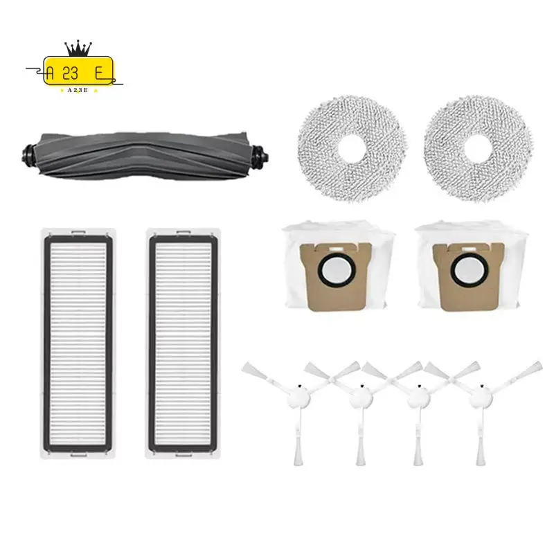 

A23E-для Dreame Bot L10 Prime/L10s Pro/L10 Pro аксессуары основная боковая щетка Hepa фильтр ткань для швабры