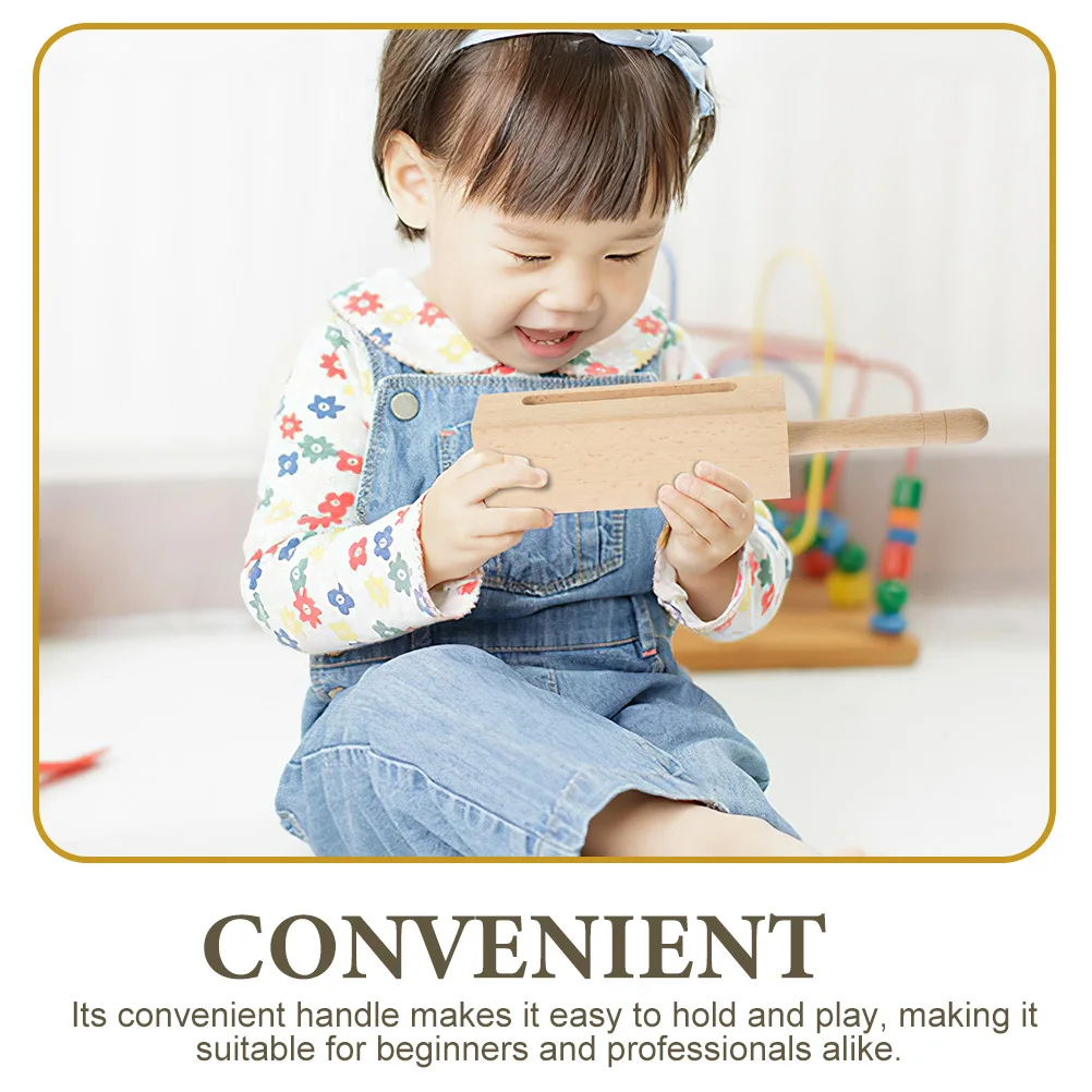 

2 set Wooden Block Instrument Handcrafted Wood Percussion Rhythm Tool For Concert Practice Music Instruments For Adults