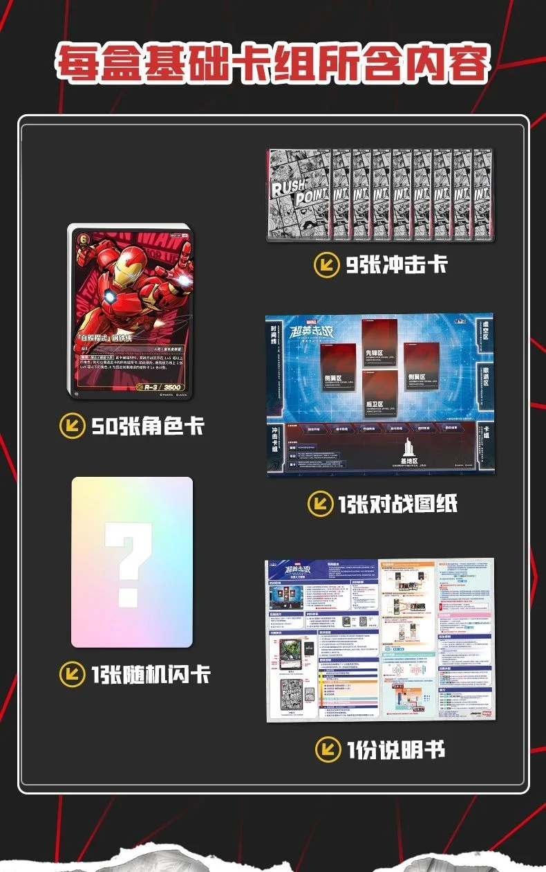 Genuine Marvel The Avengers Super Hero Battle Card Anime BP-01 TCG Standard Booster Pack Game Battle Collection Card Toy Gift