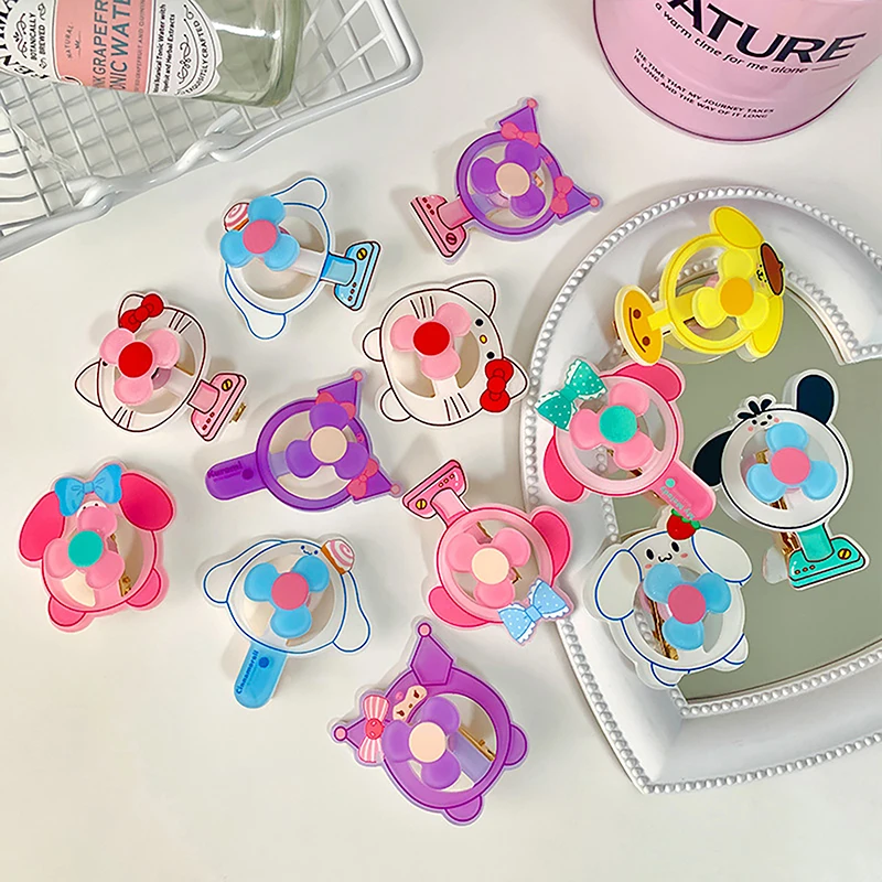 Kawaii Haarspeld Cartoon Haaraccessoires Schattige Super Schattige Acryl Meisje Dunne Flash Clip