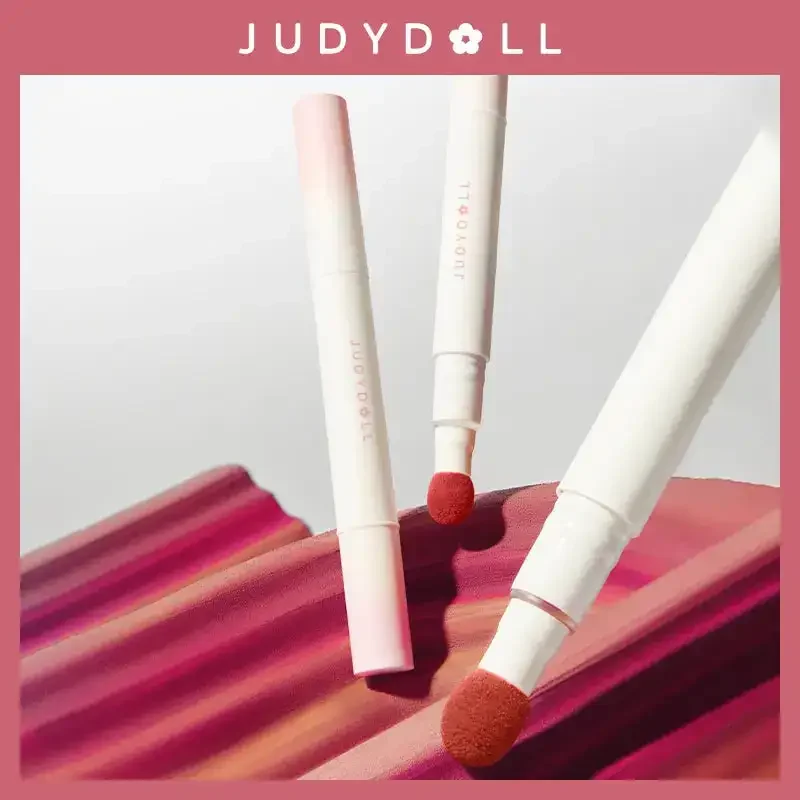 Judydoll-cojín de aire para labios, serie Hug, mate, crema en polvo, barro labial, Cosméticos de maquillaje